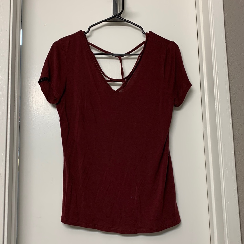 Super cute criss cross top.